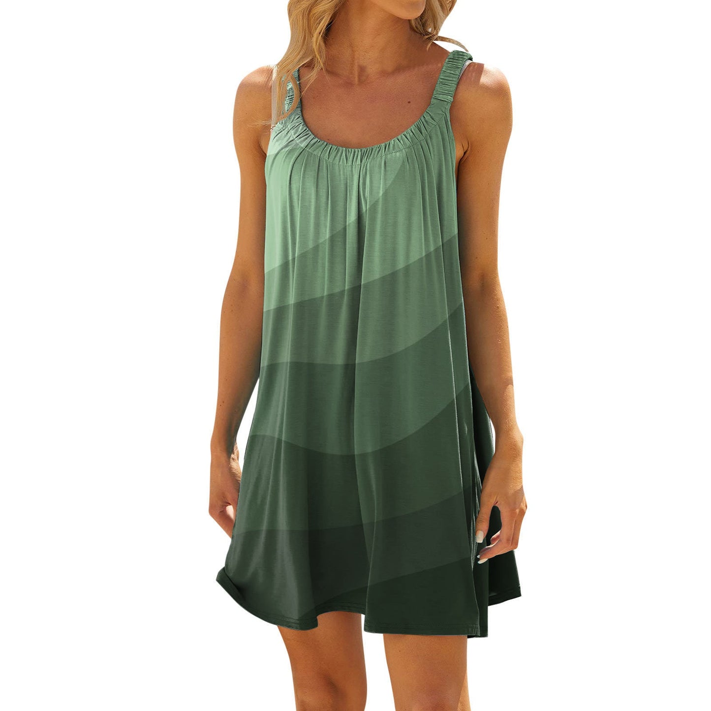 Robe sans manches femme coupe décontractée Berg-feldt dégradée