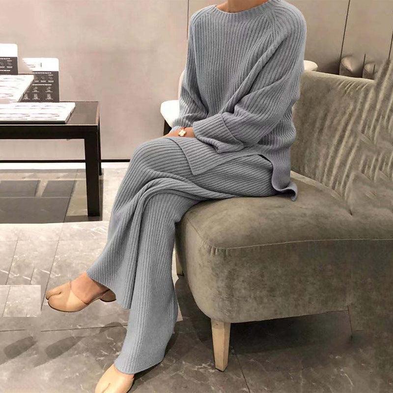 Ensemble de Loungewear Confortable en Tricot Côtelé Berg-Feldt pour Femme