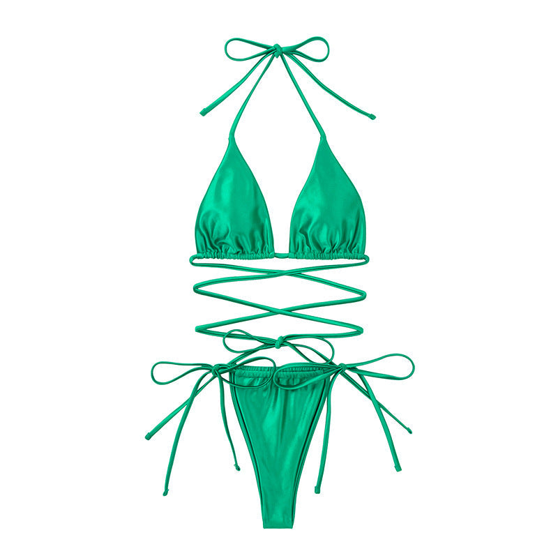 Haut de bikini triangle élégant pour femme avec bretelles réglables de berg-feldt