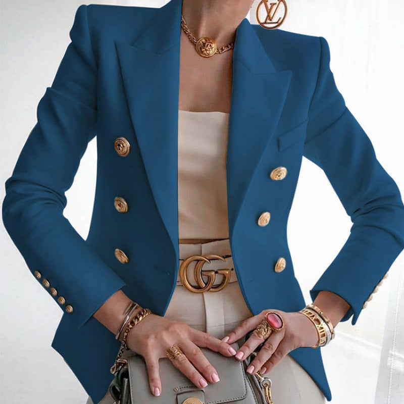 Blazer élégant pour femme avec boutons dorés et coupe classique Berg-Feldt