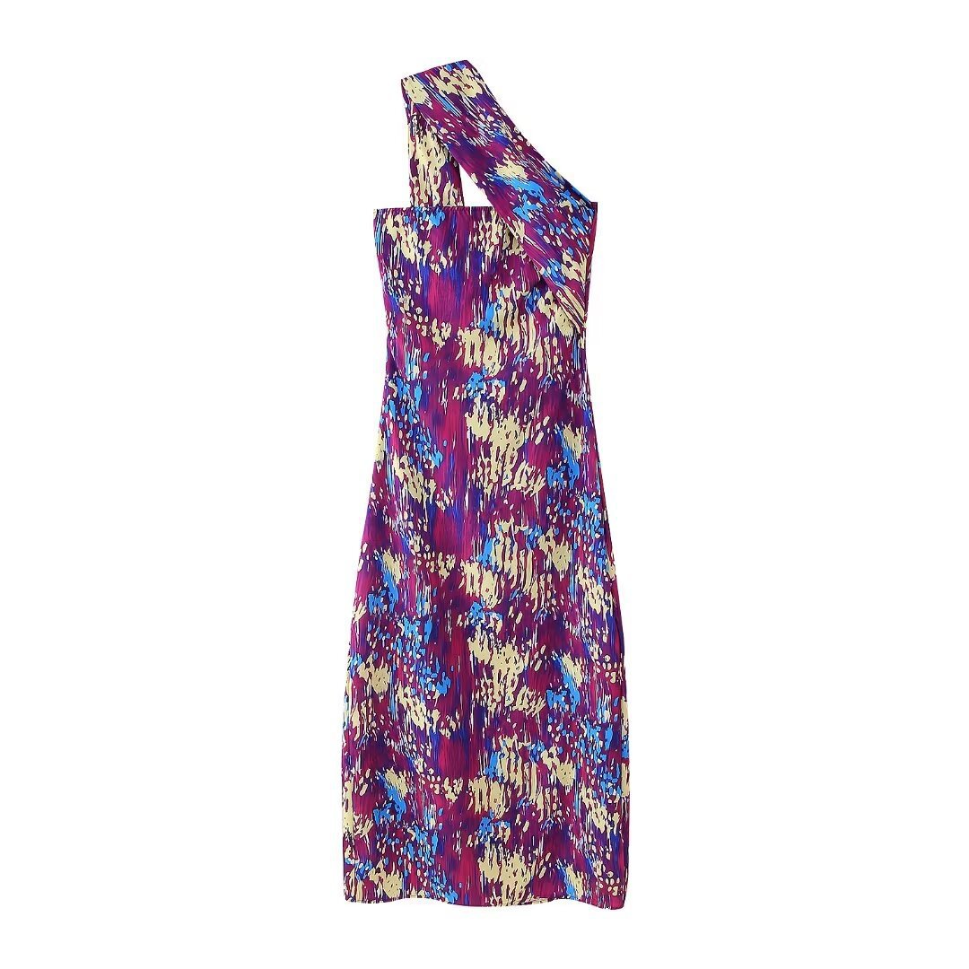 Robe longue asymétrique Unikat Berg-Feldt pour femme