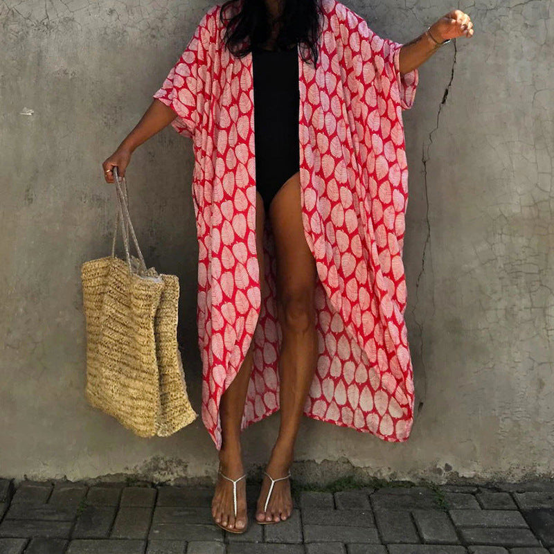 Kaftan de plage pour femme avec manches aériennes et coupe moderne par berg-feldt