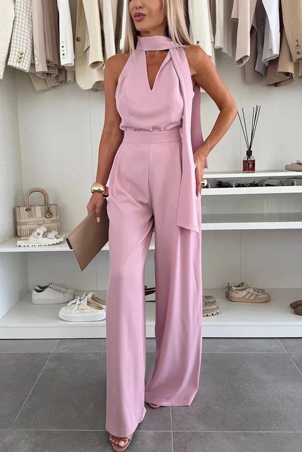 Stilvoller Damen-Overall mit weitem Bein und Schaldetail von berg-feldt