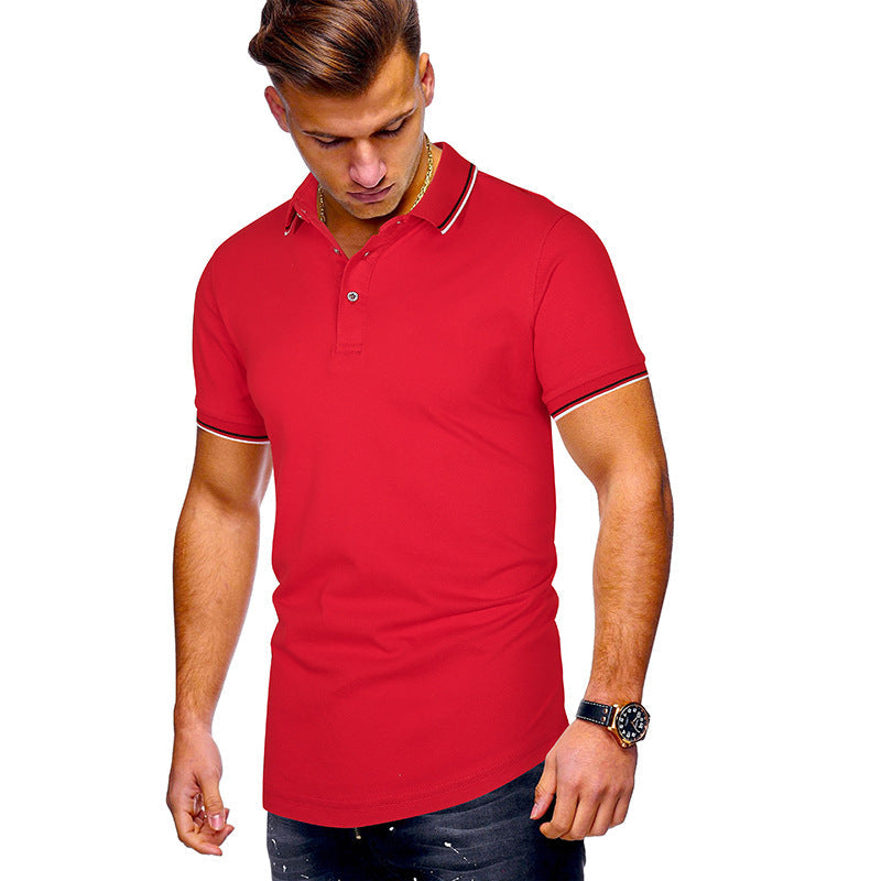 Herren Poloshirt mit modernen Akzenten Berg-Feldt
