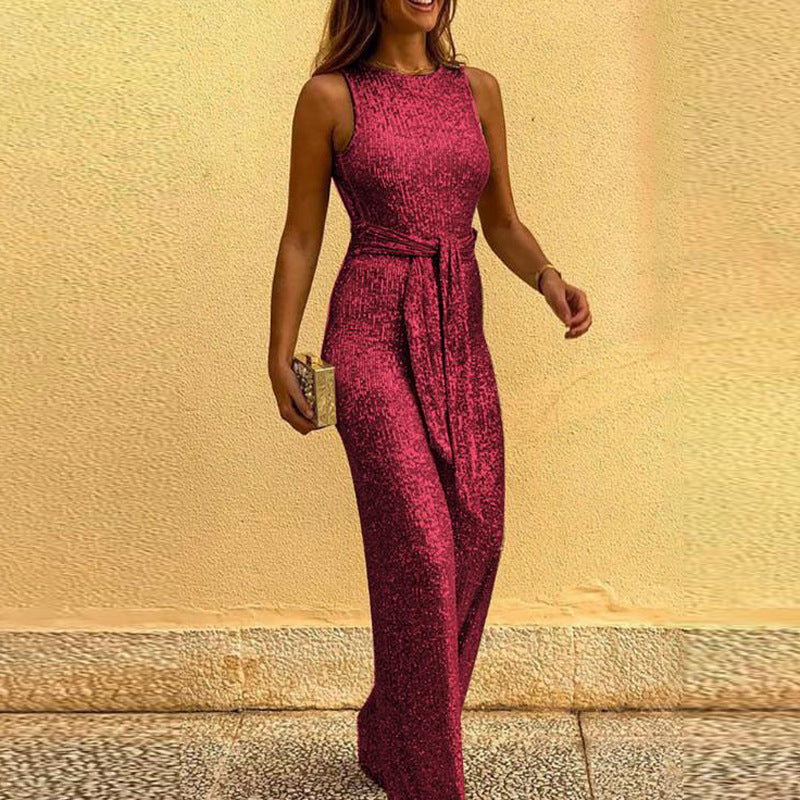 Robe de soirée scintillante pour femmes avec élégante ceinture Berg-Feldt