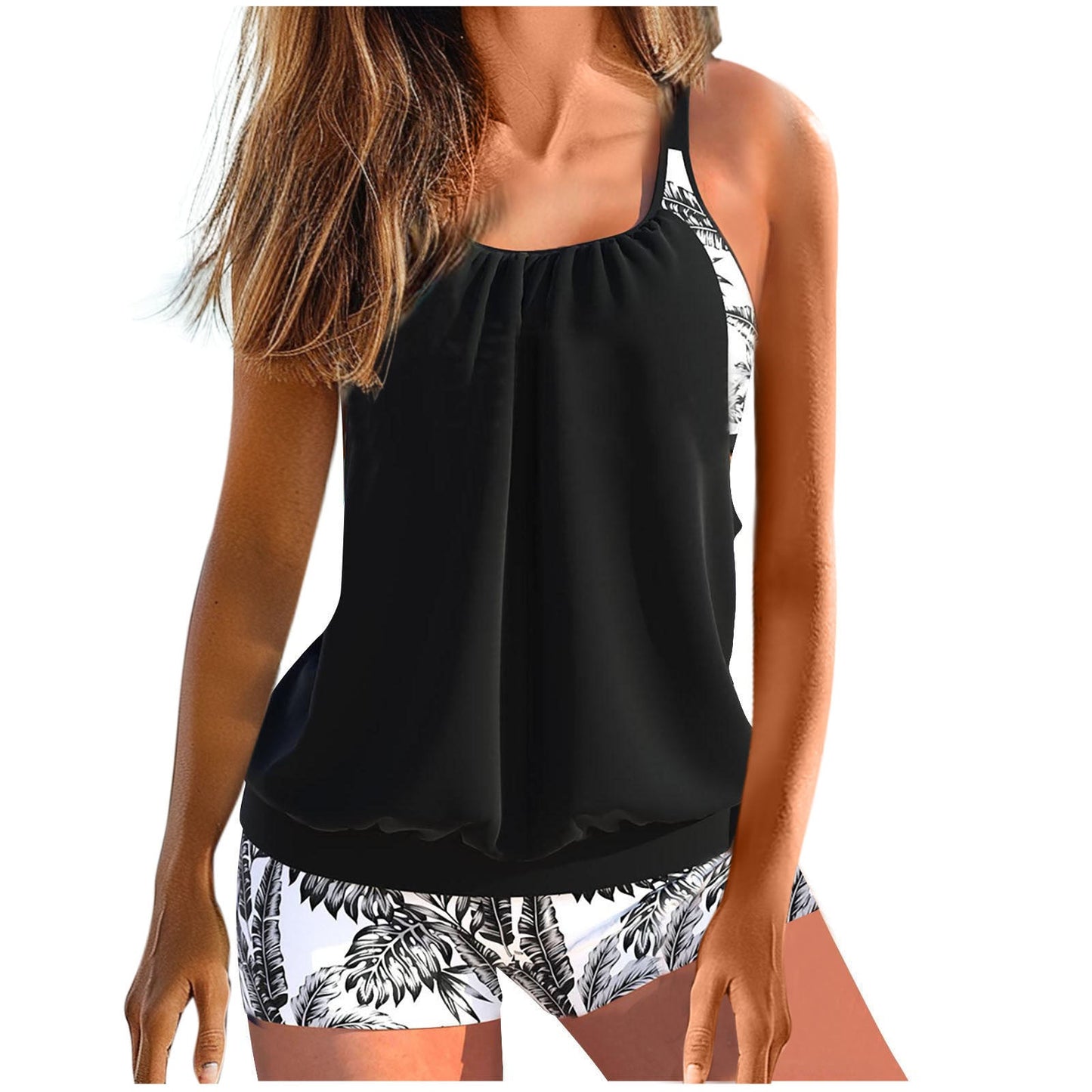 Ensemble tankini de sport avec short décoratif par berg-feldt pour femme
