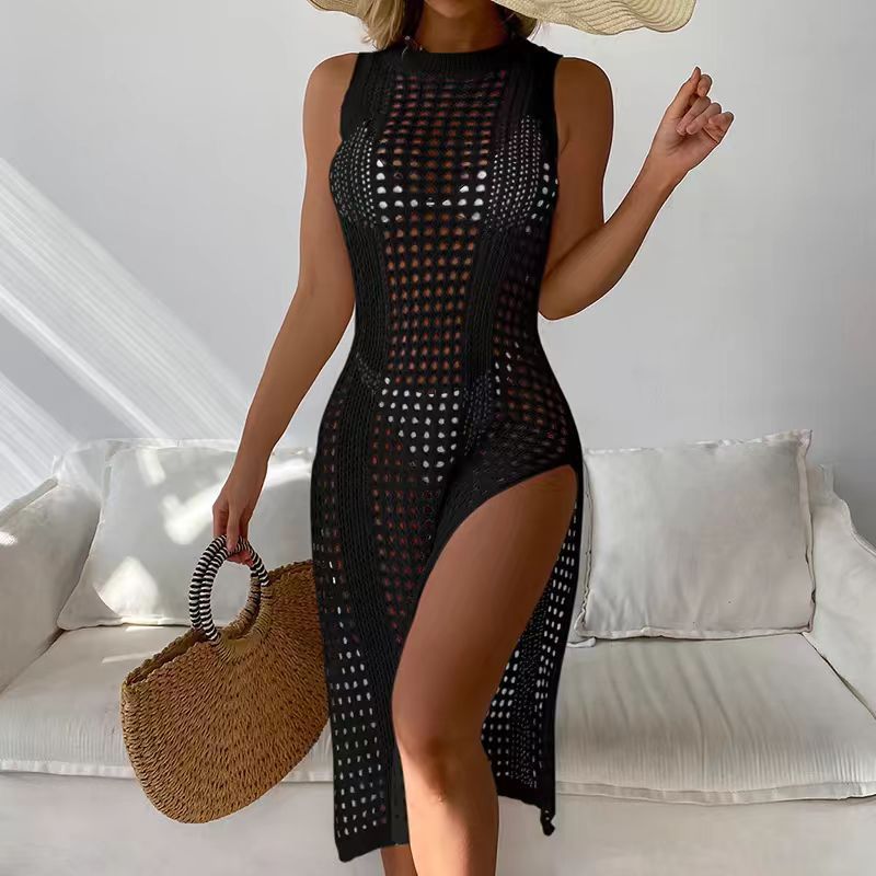 Gilet en crochet transparent par berg-feldt pour femme