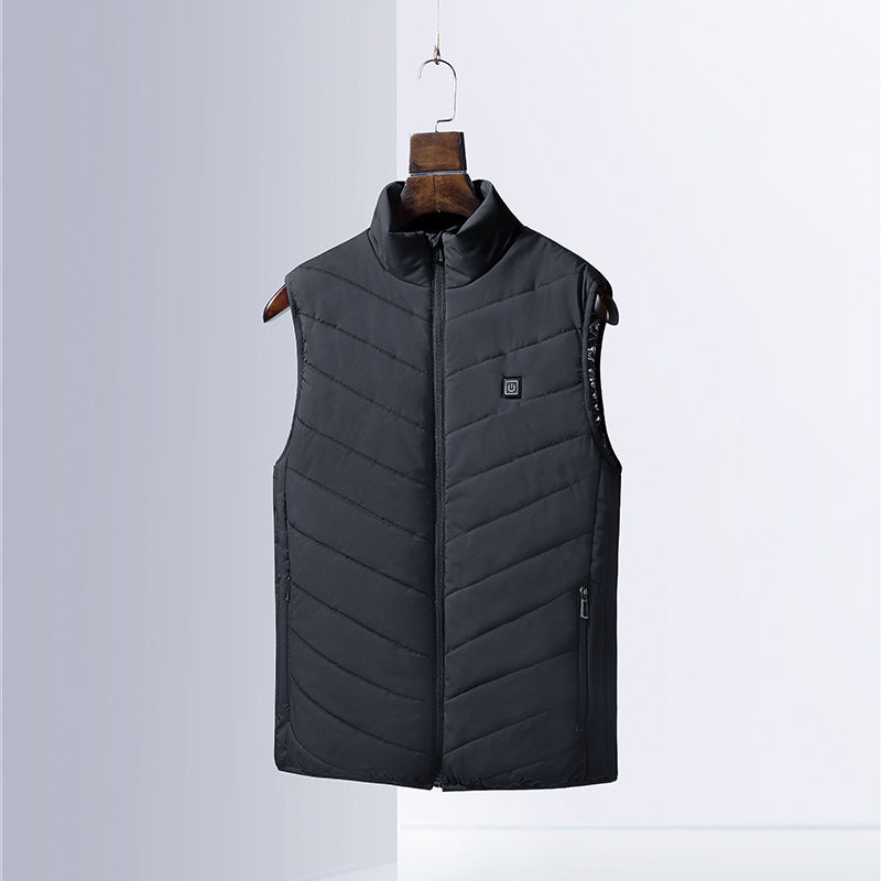 Gilet matelassé doublé pour femme avec col montant et poches pratiques Berg-Feldt