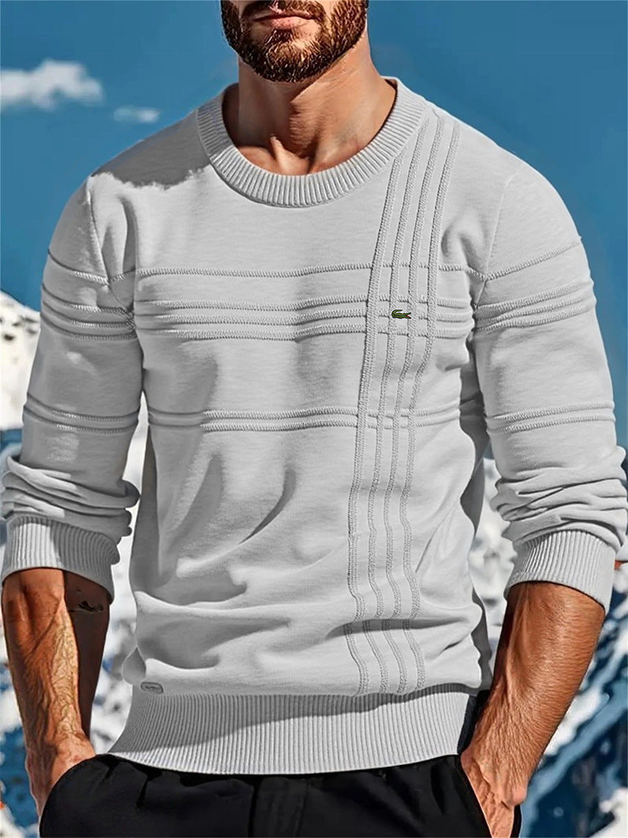 Herren stylischer Strickpullover mit einzigartigen Texturdetails Berg-Feldt