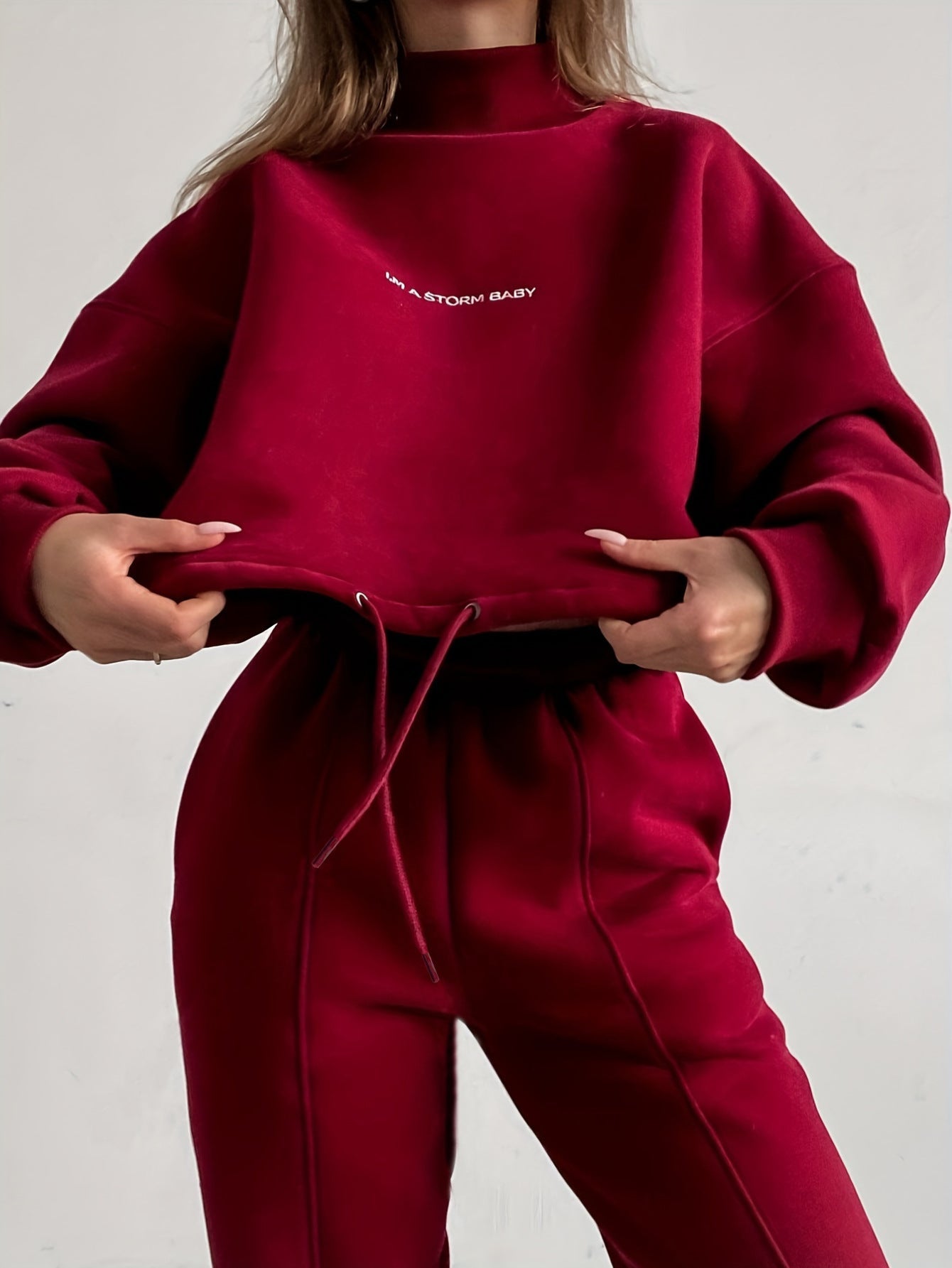 Damen Oversized Sweatshirt und Jogginghose Set Berg-Feldt