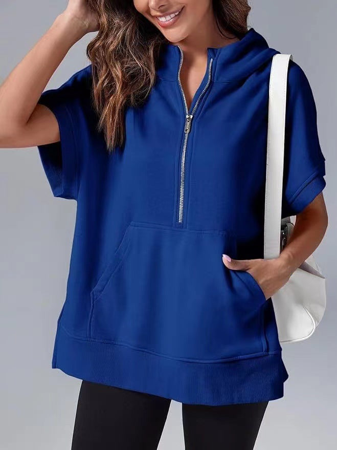 Women's Lightweight Half-Zip Hoodie with Pockets Berg-Feldt