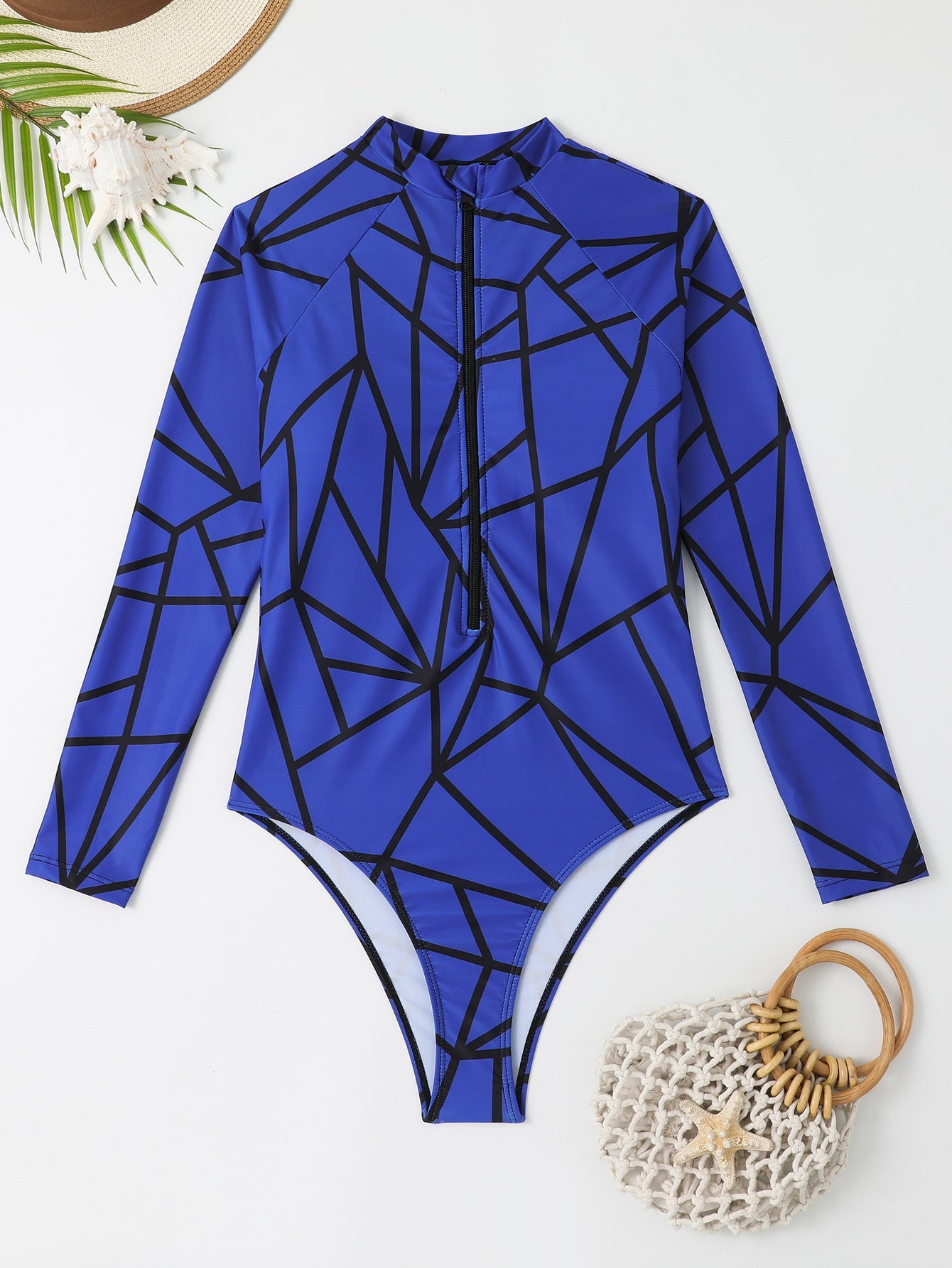 Combinaison anti-UV à motif géométrique pour femme de Berg-Feldt