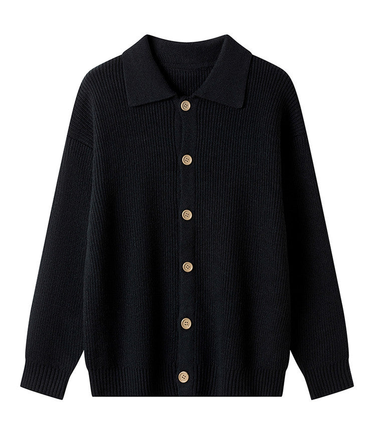 Gilet tricoté pour femme, motif à col et patte de boutonnage Berg-Feldt
