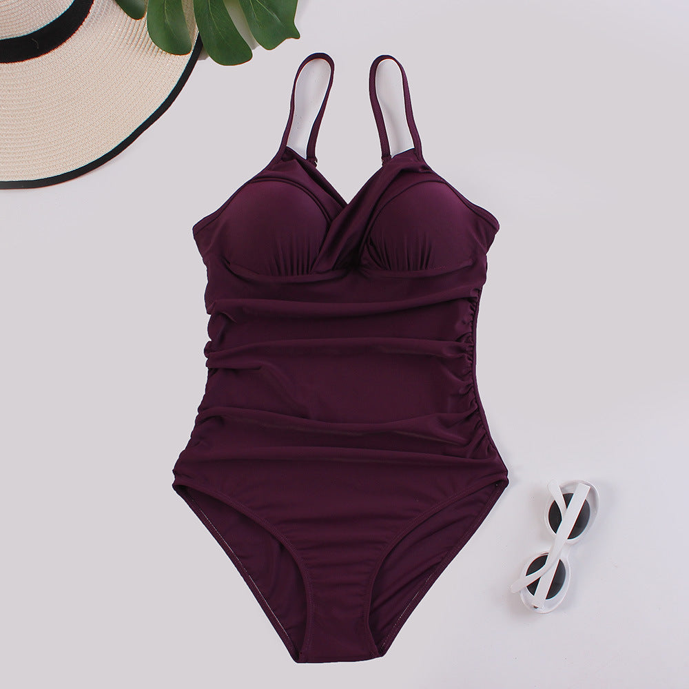 Figurformende Bademode für Damen: Push-up Badeanzug mit verstellbaren Trägern von berg-feldt