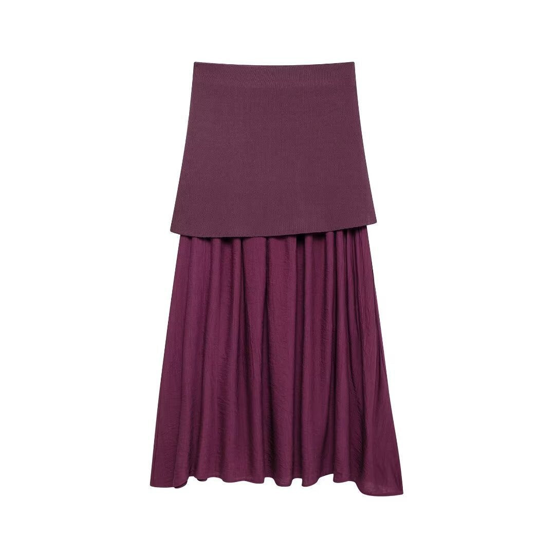 Maxikleid für Damen, mehrlagig, gefaltet, Berg-Feldt