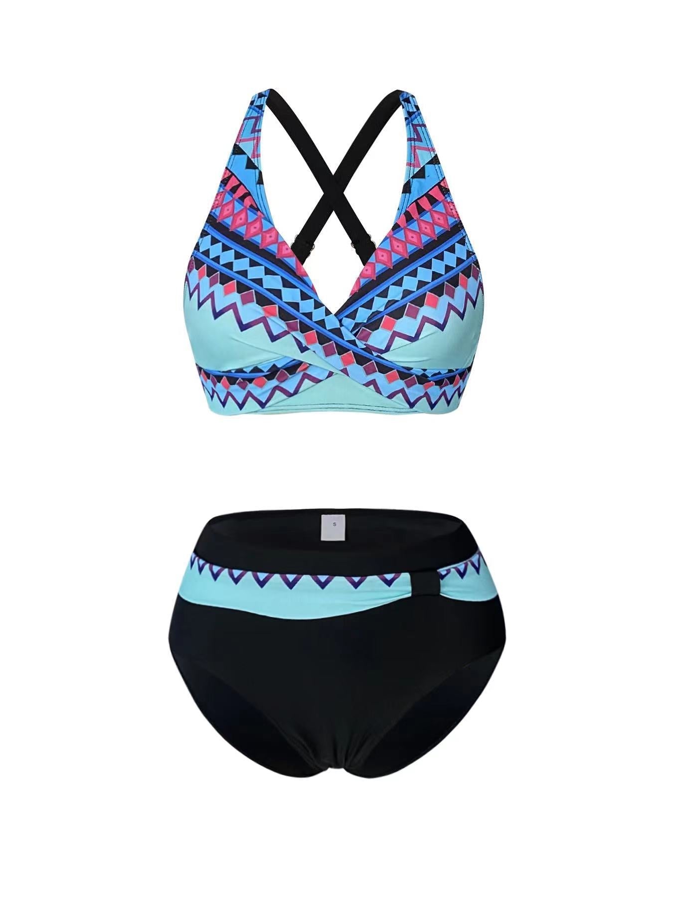 Sport-Bikini-Set für Damen, hochgeschnitten, berg-feldt