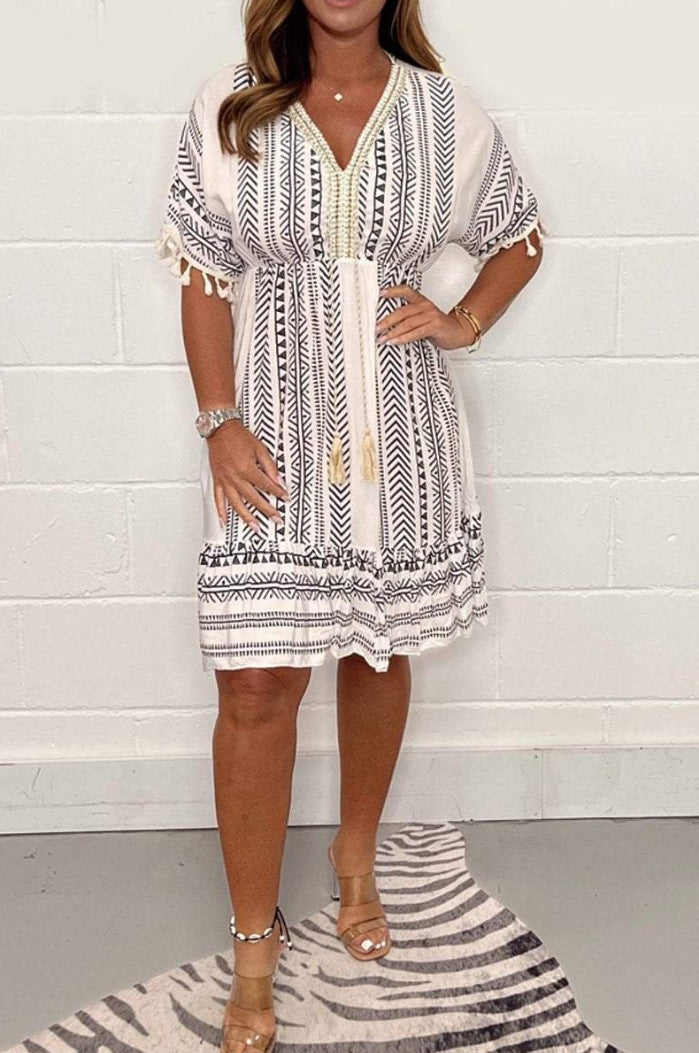 Tunique-robe bohème légère par berg-feldt pour femme