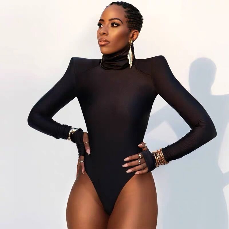 Body col roulé élégant pour femme en tissu stretch confortable Berg-Feldt