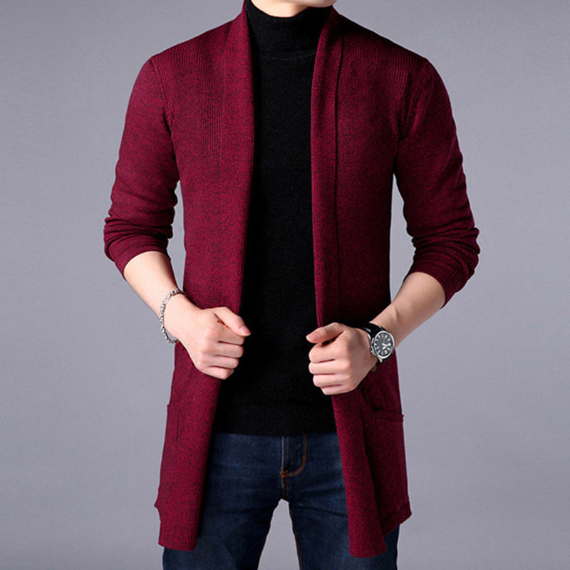 Herren Strickjacke mit offenem Schnitt und praktischem Taschen Berg-Feldt