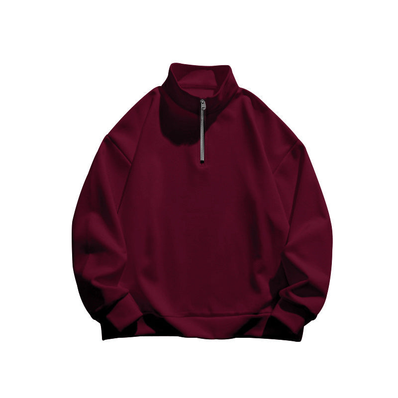 Women's Stand-Up Collar Sweater with Sporty Zipper Mountain-Feldt