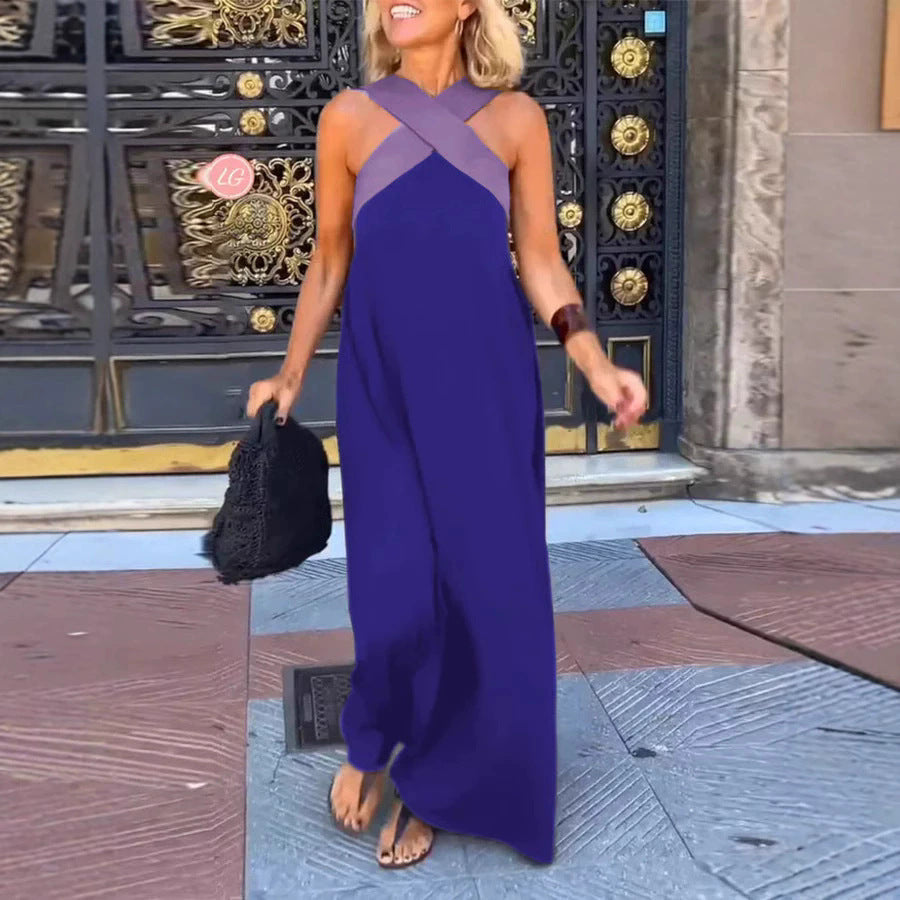 Robe longue élégante pour femme avec encolure cache-cœur de berg-feldt