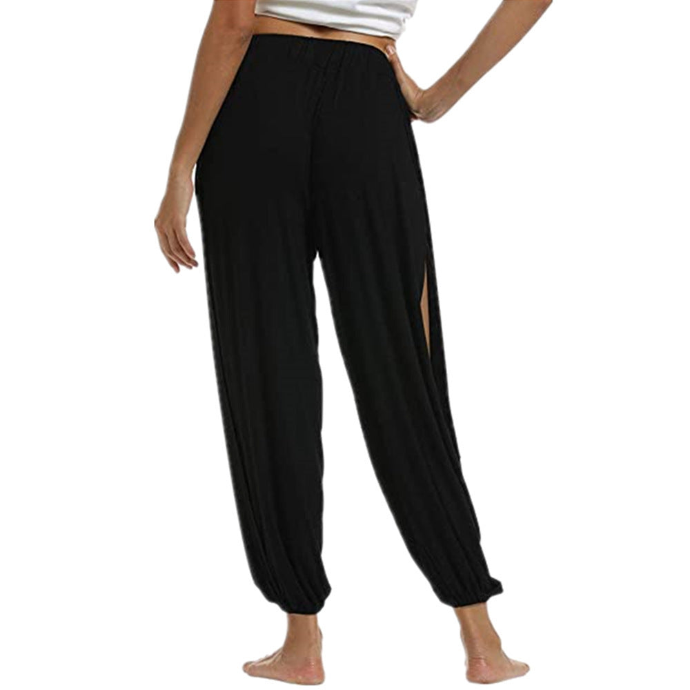 Pantalon Harem Ample Fendu sur les Côtés pour Femme Berg-Feldt