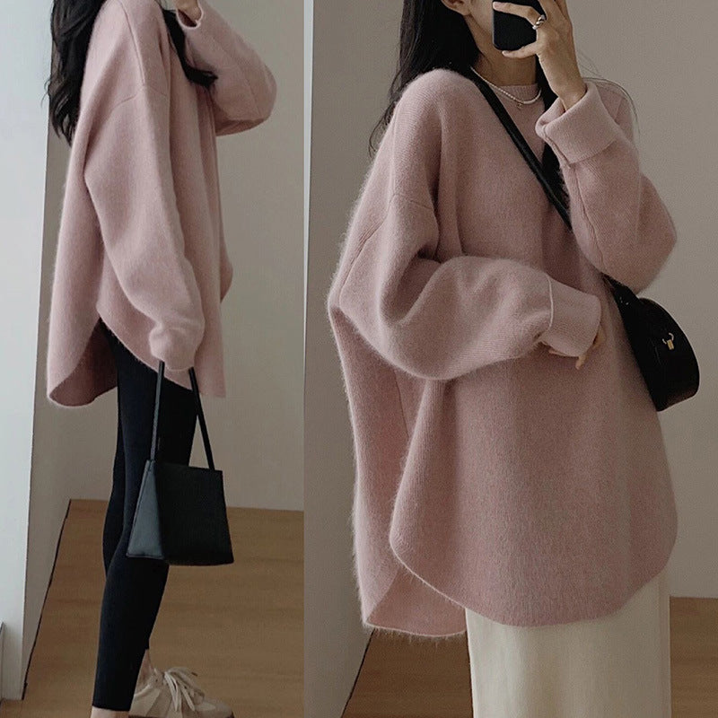 Damen Oversized Strickpullover mit lässigem Schnitt und voluminösen Ärmeln Berg-Feldt