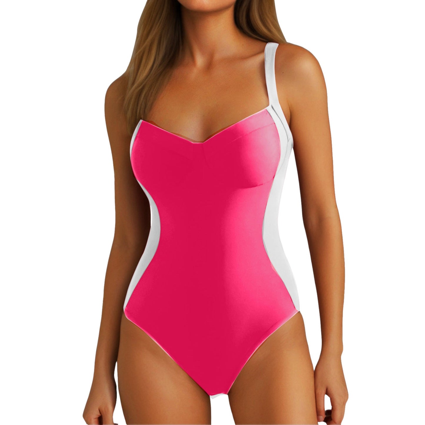 Maillot de bain moulant pour femme avec haut légèrement doublé, par berg-feldt