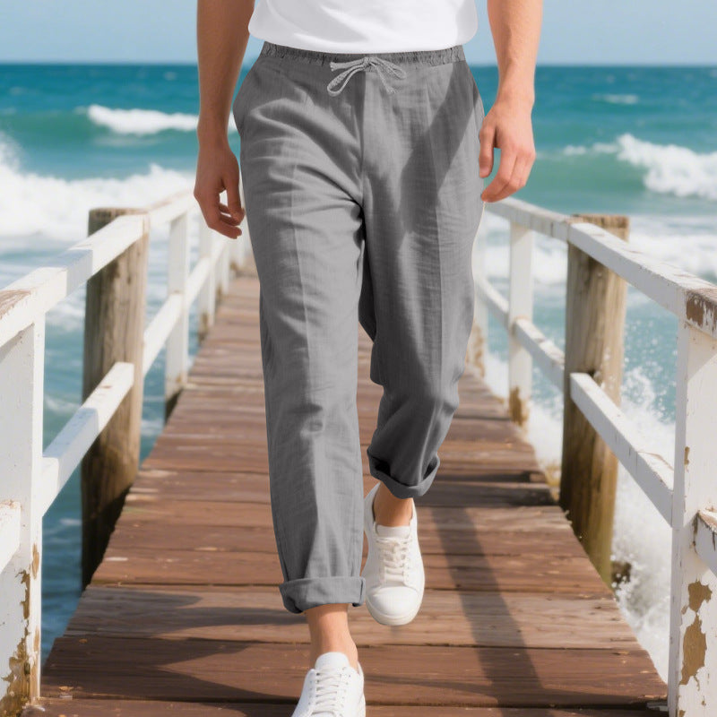Pantalon de plage confortable pour homme avec taille élastique et cordon de serrage réglable Berg-Feldt