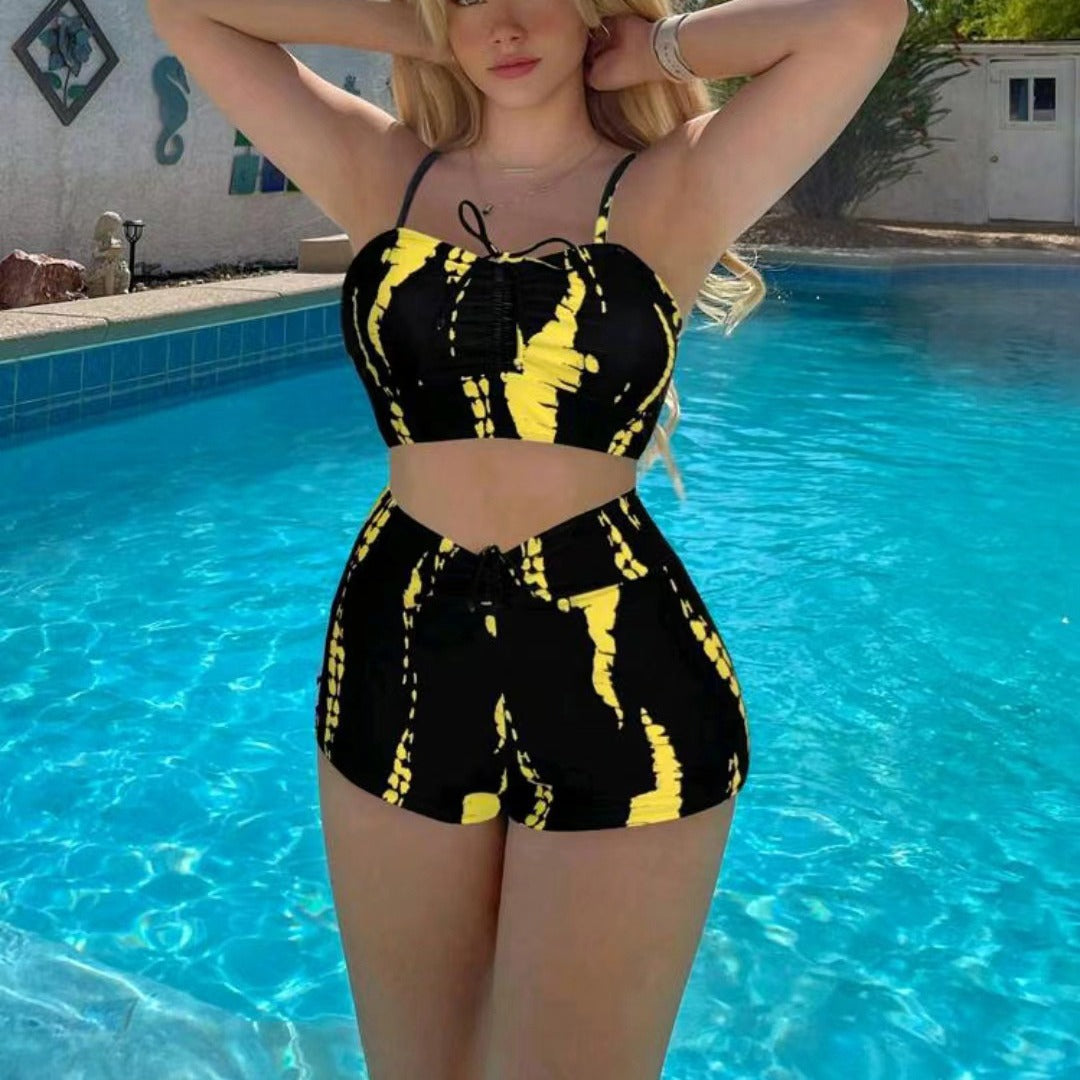 Hochtaillierter Damen-Bikini-Set mit verstellbaren Details von berg-feldt