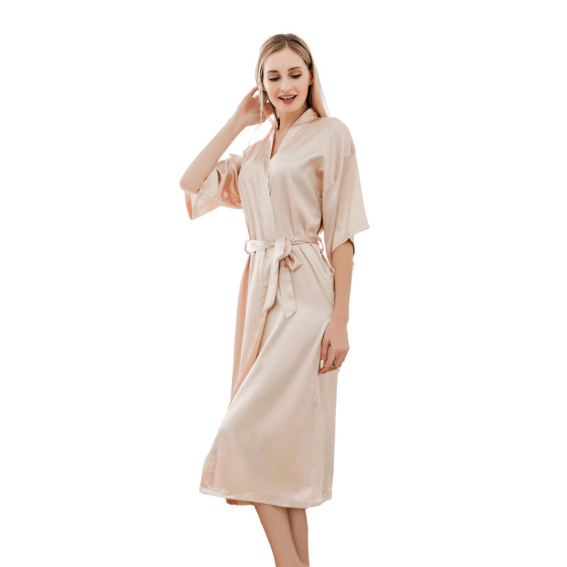 Robe de Chambre en Satin Luxueux pour Femme Berg-Feldt