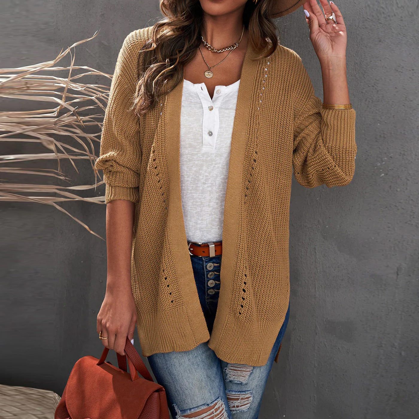 Cardigan ajouré léger et confortable pour femme Berg-Feldt