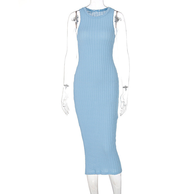 Robe pull côtelée cintrée et confortable pour femme de berg-feldt