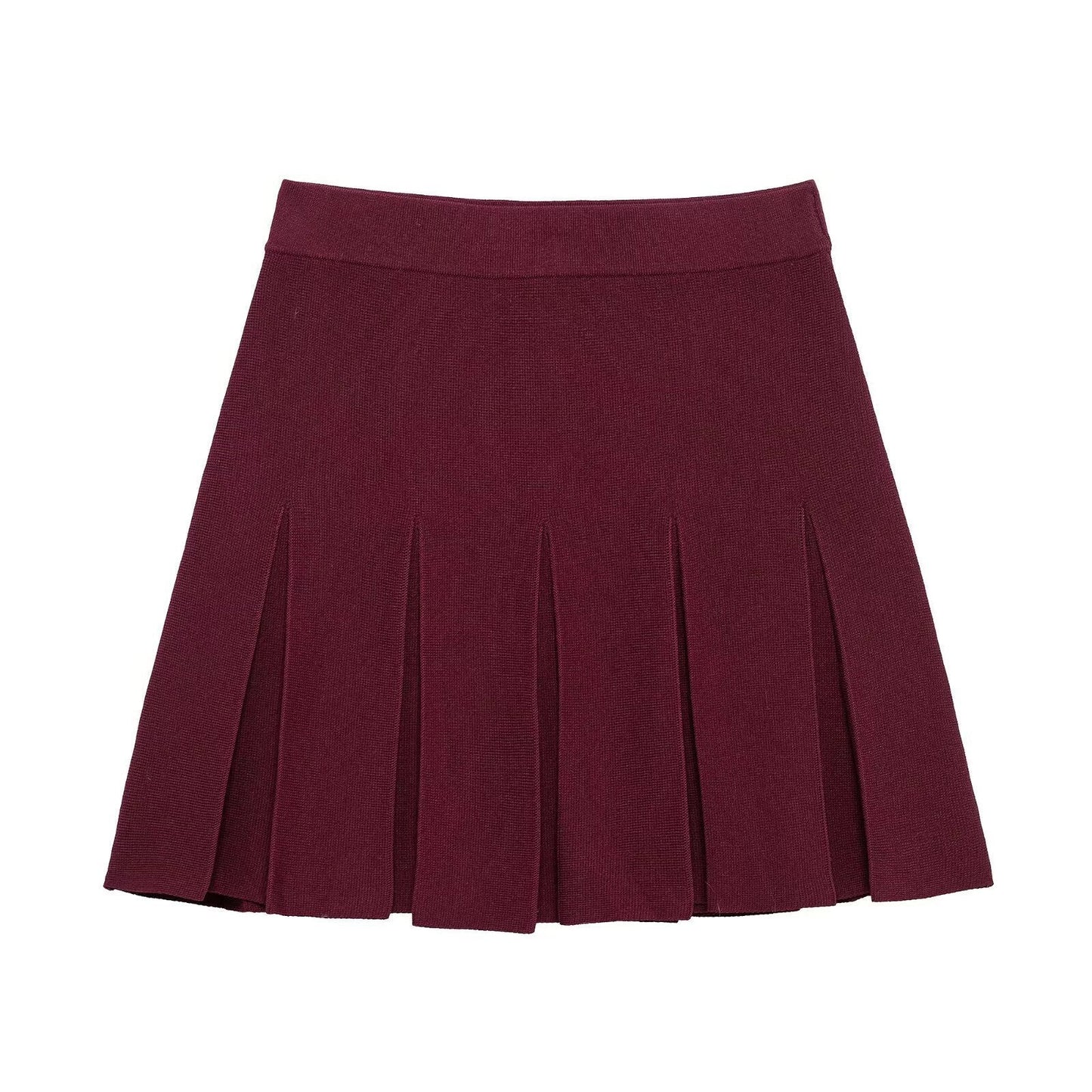 Mini-jupe plissée évasée pour femme, avec taille élastique, de berg-feldt