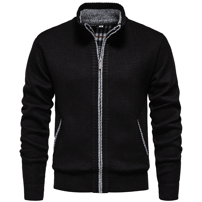 Cardigan élégant pour homme avec col montant et poches pratiques Berg-Feldt