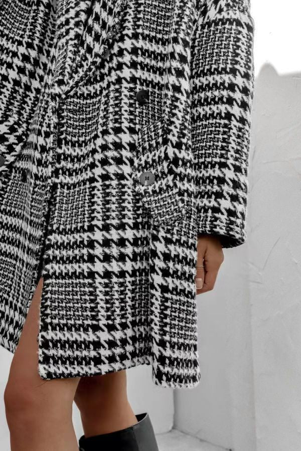 Manteau élégant à carreaux pour femme Berg-Feldt