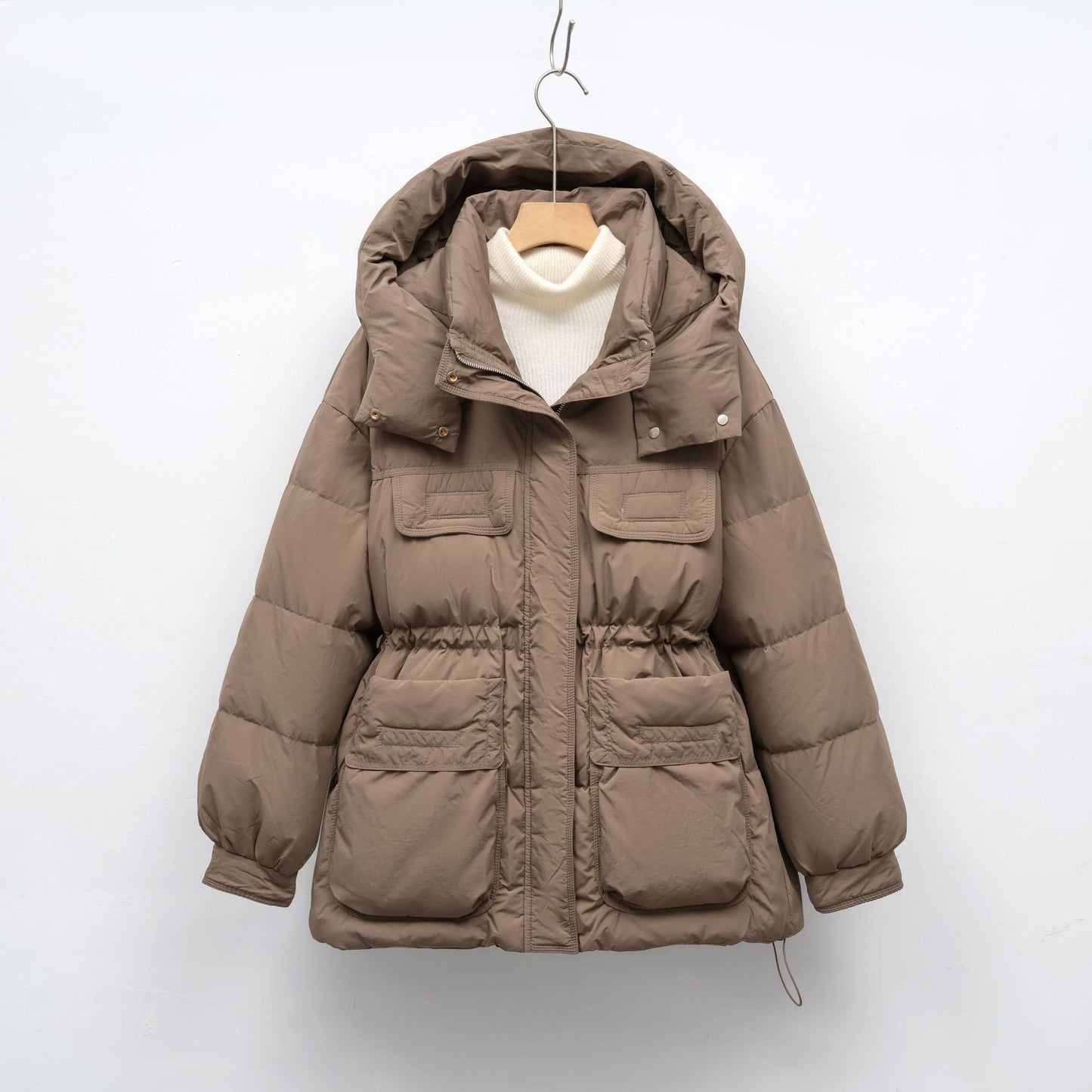 Veste d'hiver matelassée pour femme coupe volumineuse avec poches pratiques Berg-Feldt