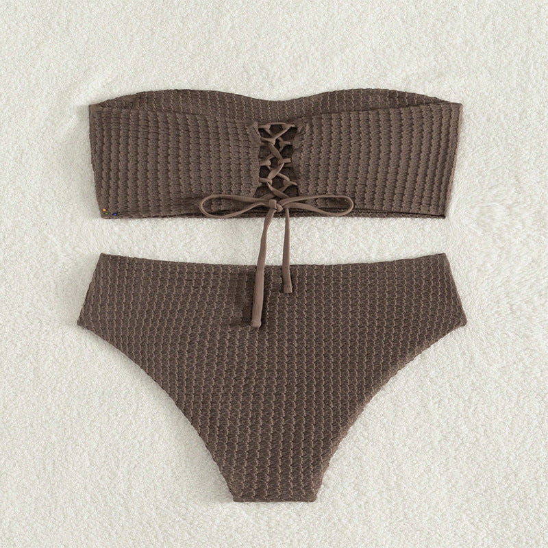 Ensemble de bikini femme Berg-Feldt à lacer et échancré