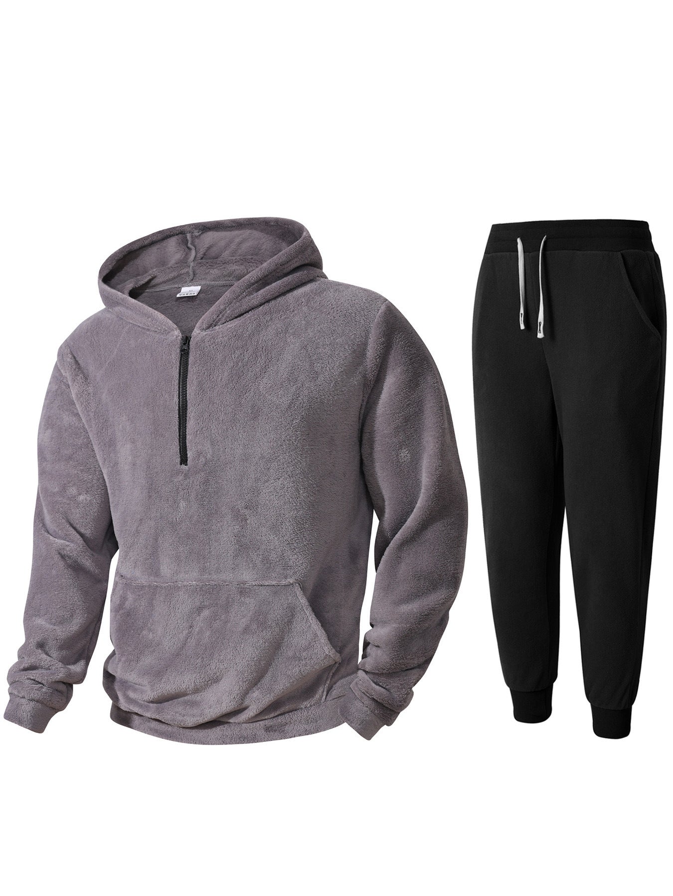 Ensemble sweat à capuche polaire douillet et jogging Berg-Feldt pour homme