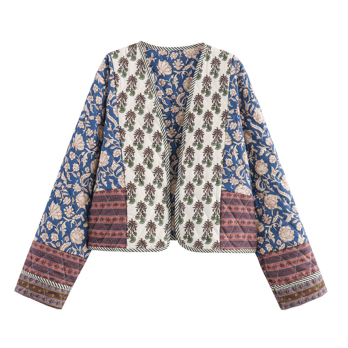 Veste matelassée à fleurs Berg-Feldt femme 1750152433