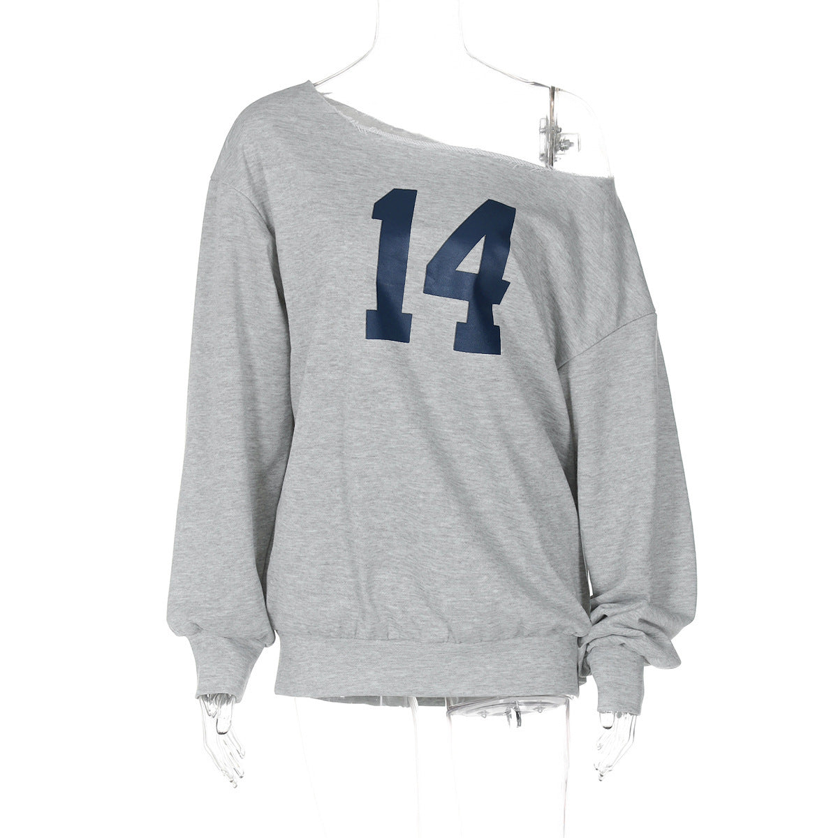 Sweat-shirt femme de sport coupe oversize, avec découpes et imprimé berg-feldt