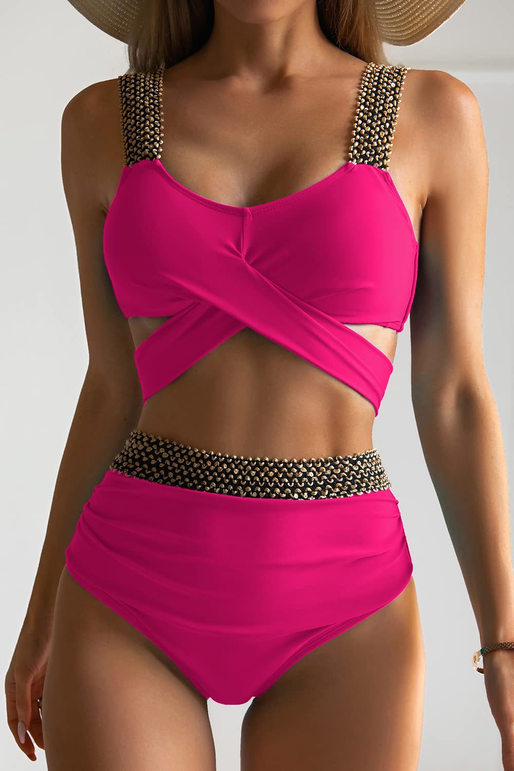 Bikinis taille haute à bretelles originales pour femme par berg-feldt