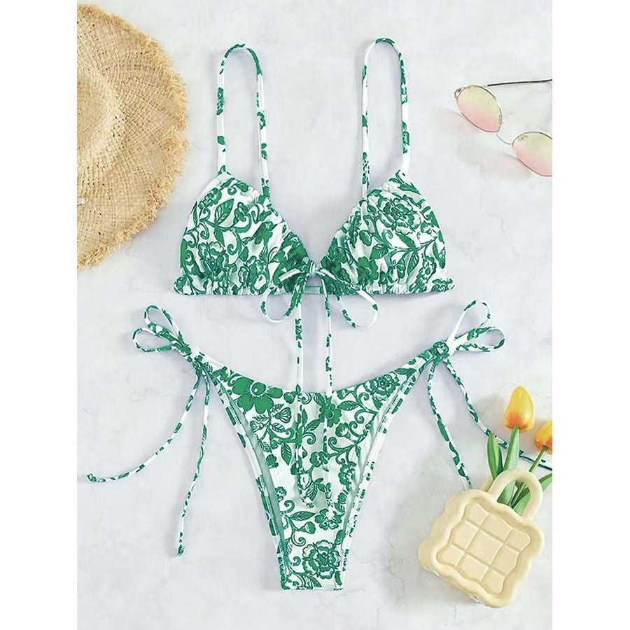 Ensemble bikini triangle fleuri pour femme Berg-feldt (1750838590)