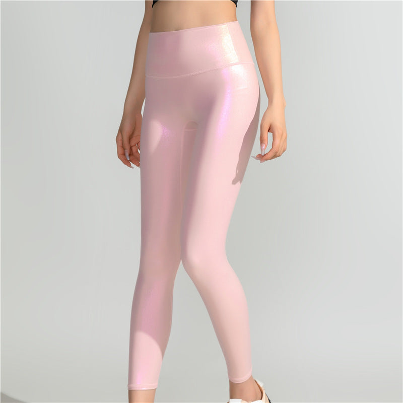 Leggings brillantes pour femme, taille haute, berg-feldt