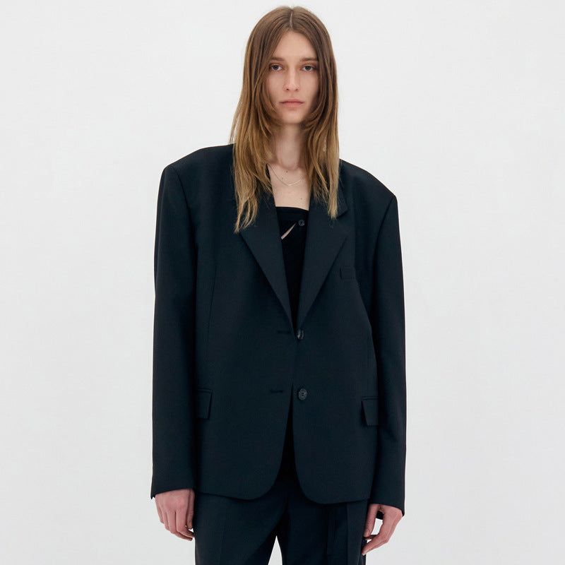 Blazer ample et moderne pour femme en tissu élégant avec poches de berg-feldt