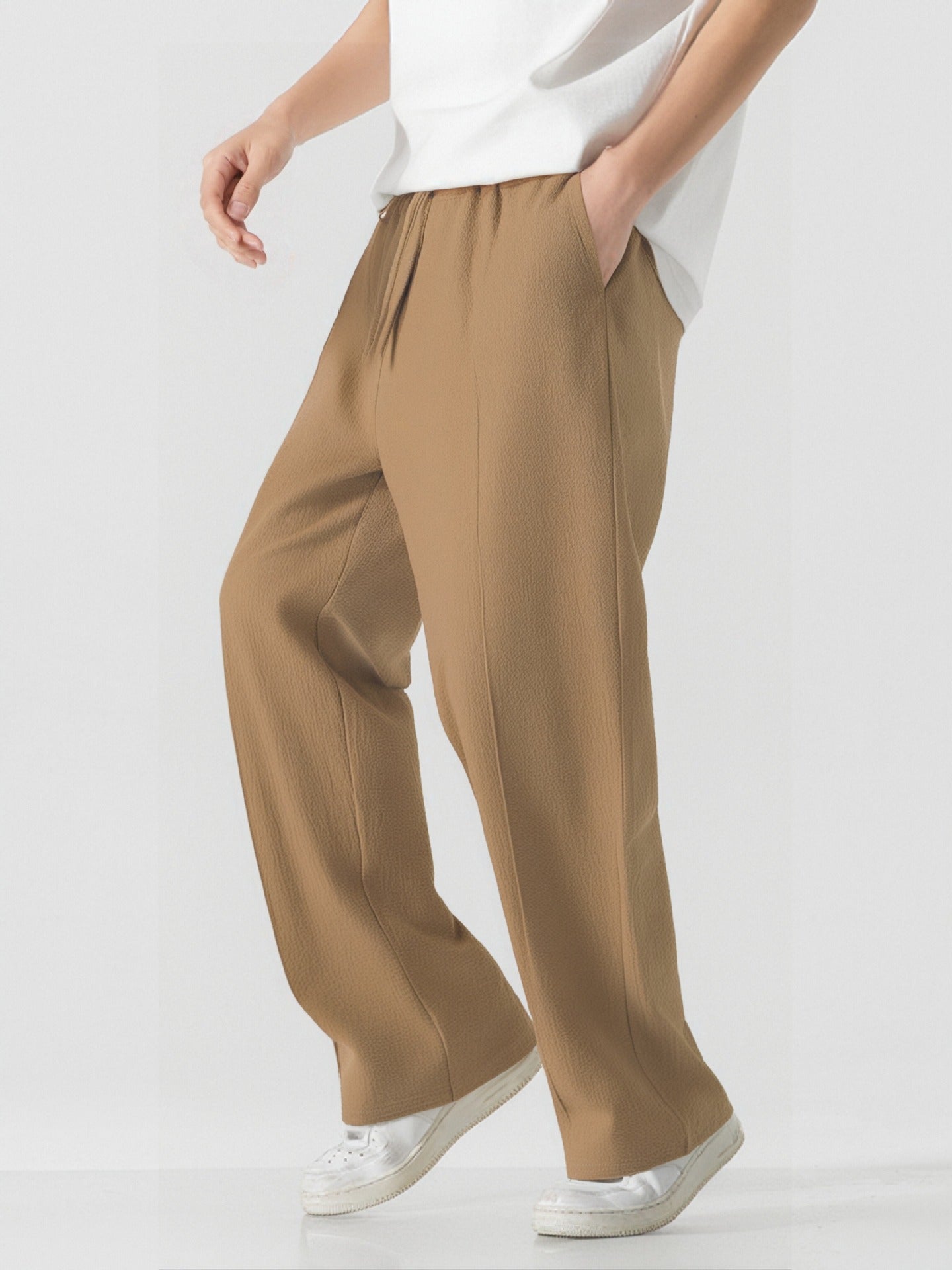 Pantalon décontracté large et élégant pour homme en tissu respirant Berg-Feldt