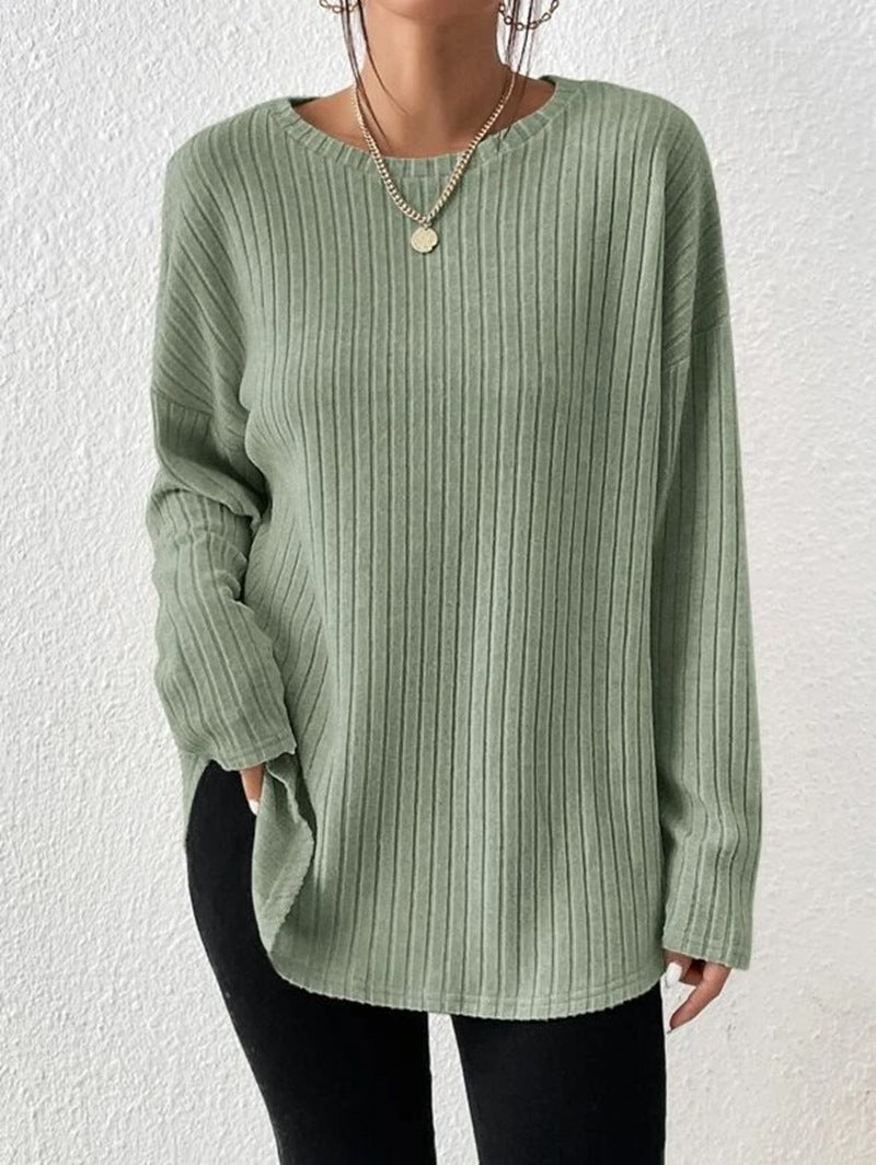 Berg-Feldt Pull pour femme en maille côtelée