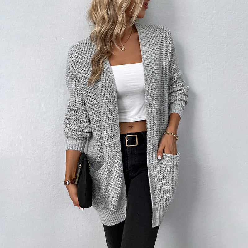 Cardigan ample et décontracté pour femme avec poches profondes et coupe ouverte Berg-Feldt