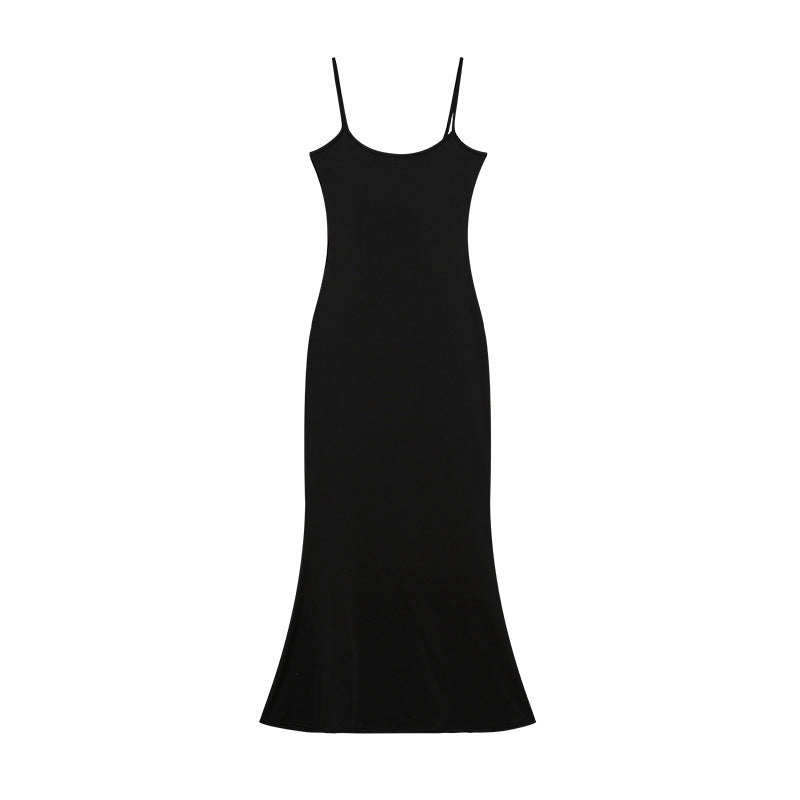 Berg-Feldt Robe longue élégante à fines bretelles pour femme