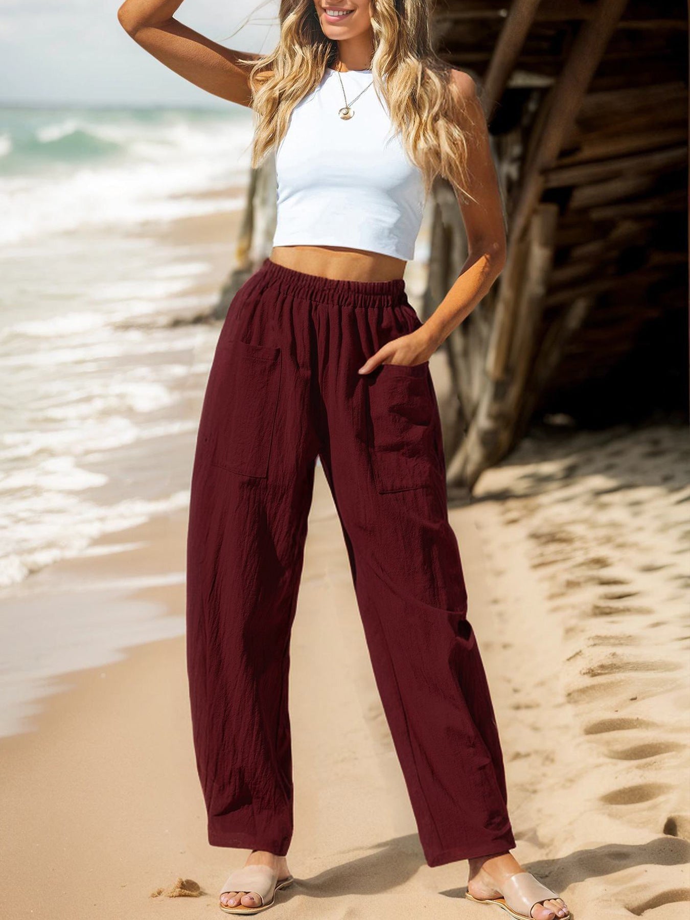 Bequeme Damen Freizeithose mit Seitentaschen von berg-feldt